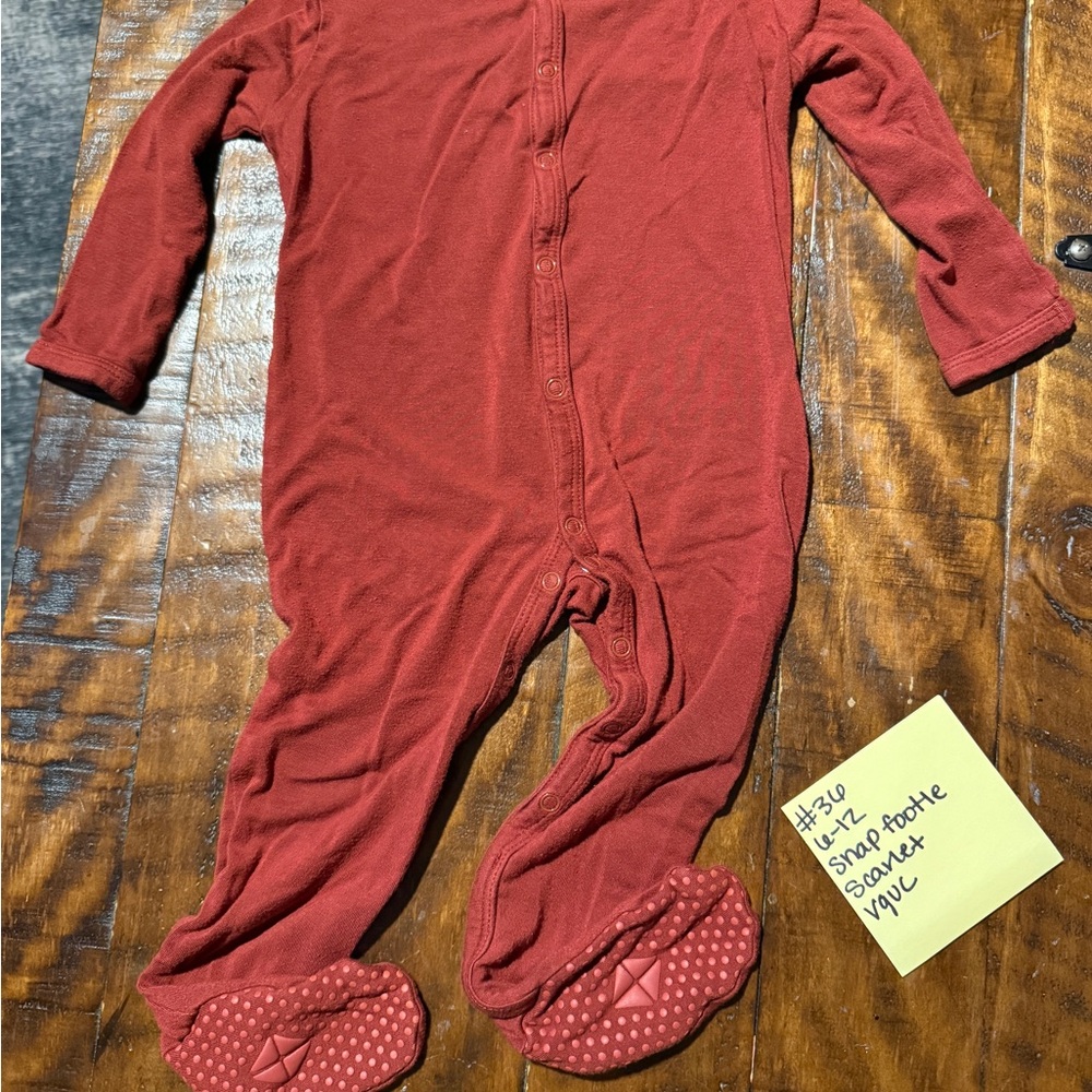 Kyte BABY scarlet Kids One Piece Footie
